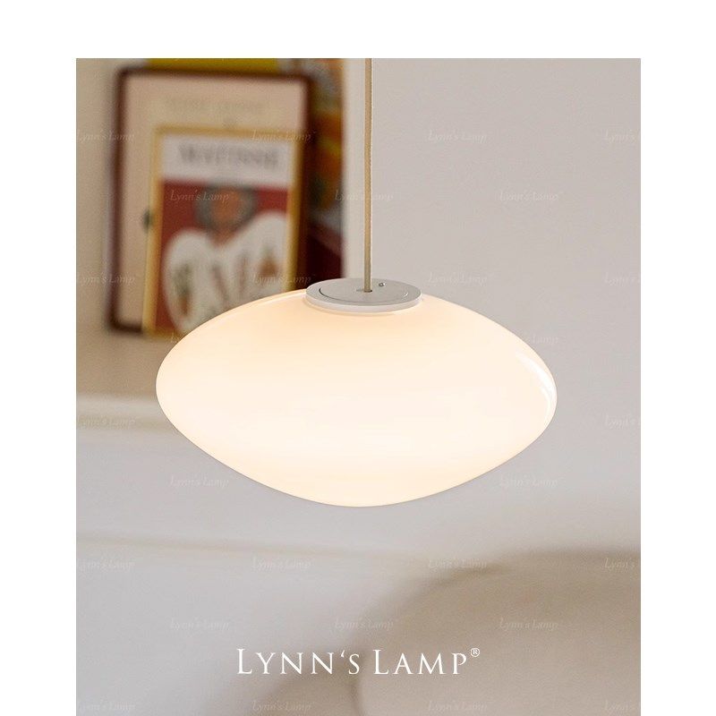 Lynns立意 北欧玻璃吊灯 餐桌饭厅设计师丹麦卧室书房极简吊线灯