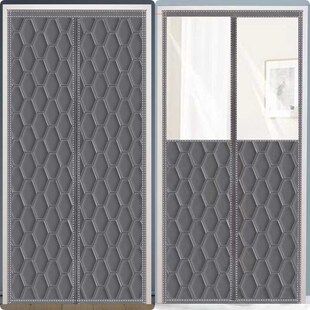 冬季 棉门帘加厚家用空调保暖保温防风隔断帘挡风防寒自吸帘子新款