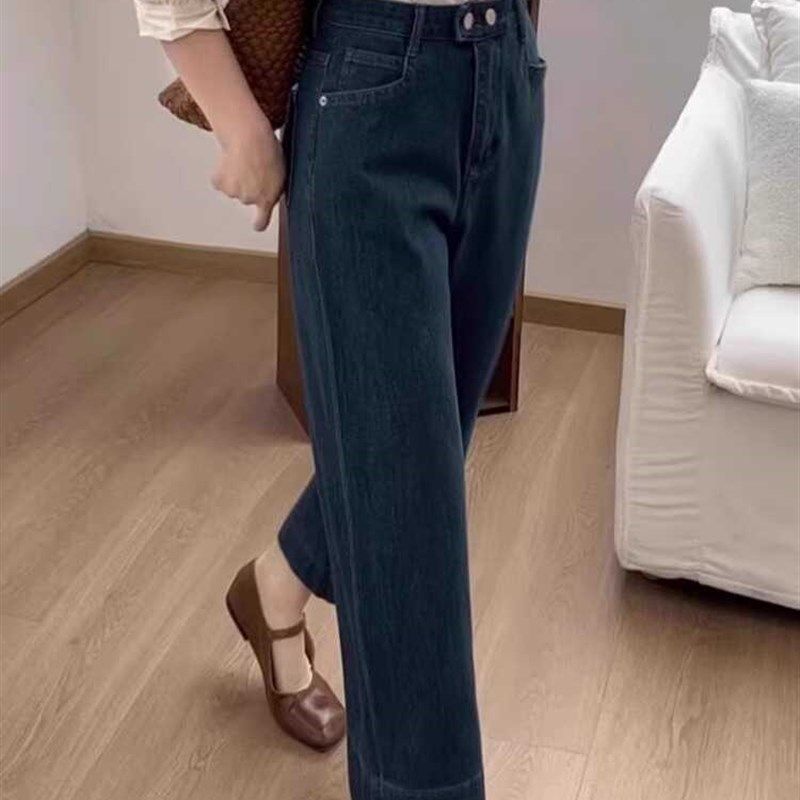 南瓜籽女装定制大码胖mm梨形身材夏季高腰宽松显瘦直筒阔腿牛仔裤,女装/女士精品,大码裤装,淘宝优惠券,粉丝福利购,淘宝优惠卷