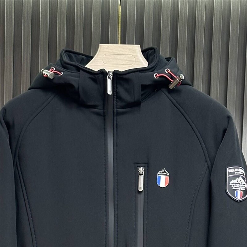 挪威雪山探险系列防寒科考服加绒加厚防风防雨透气三层保暖棉服男