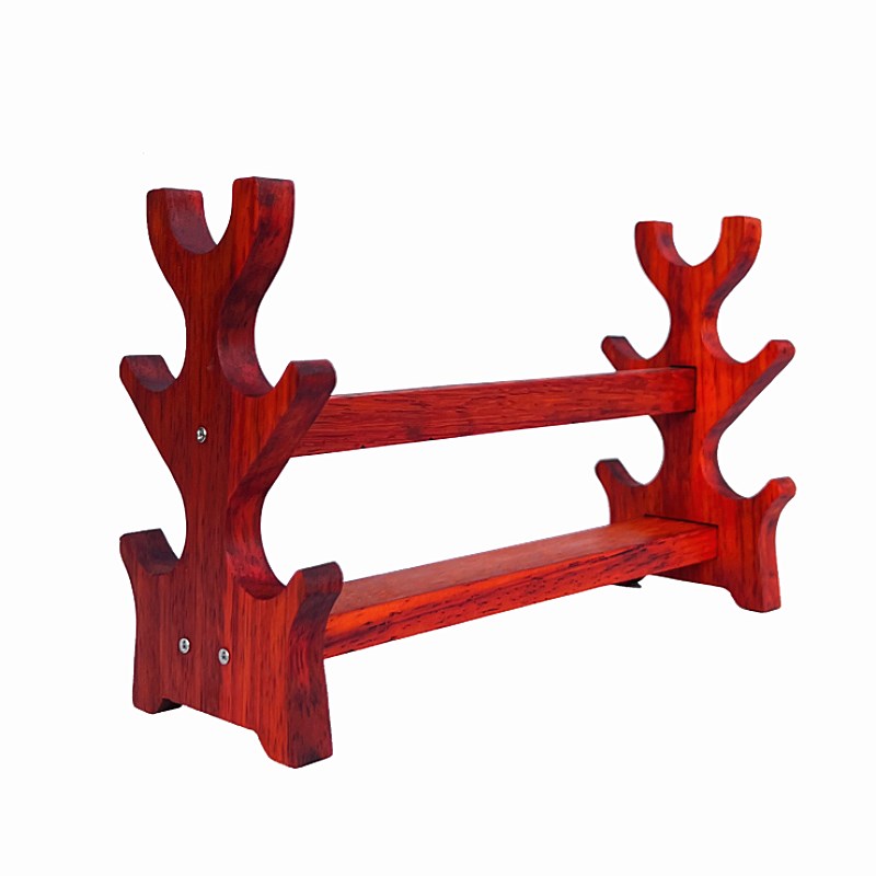 微型实木刀架剑托宝塔花梨木多层兵器展示架竹笛架子洞箫摆放架小