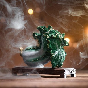 守藏朱炳仁铜 财源广进开业礼品白菜高风亮节 百财进宅铜制摆件