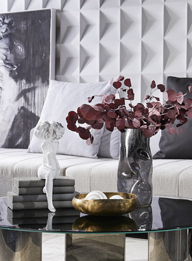 雕塑人物美女摆件新中式家居书房样板间售楼处陈设艺术装饰品软装