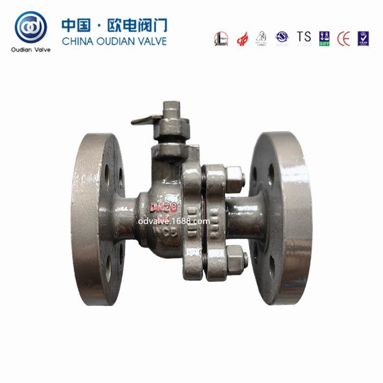 Q41F-64C碳钢法兰球阀浮动式法兰连接铸钢高压球阀