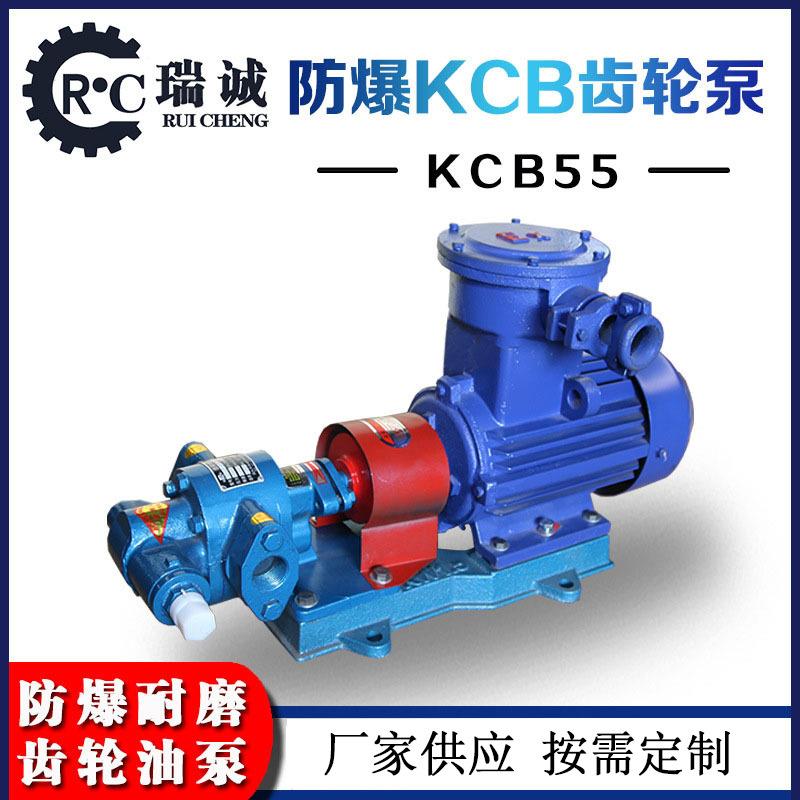 KCB55防爆电动自吸齿轮油泵不锈钢抽油泵易燃液体输送用防爆输送