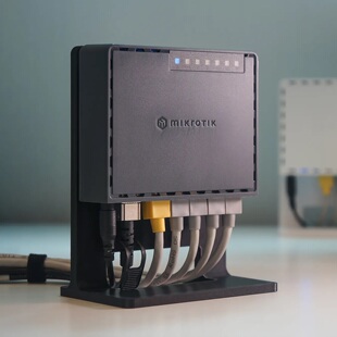 理线器支架MikroTik hEX路由器支架底座收纳架数据线