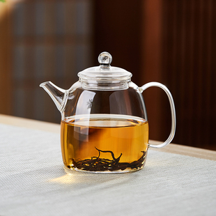 玻璃茶壶耐高温加厚茶水分离家用一人喝茶功夫小泡茶壶红茶具套装