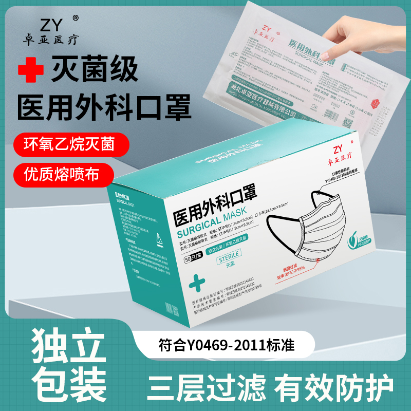 医用级口罩外科灭菌级