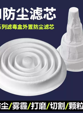 日本重松口罩TW系列配件 RI滤棉外置过滤芯防雾霾工业粉尘 TC压盖