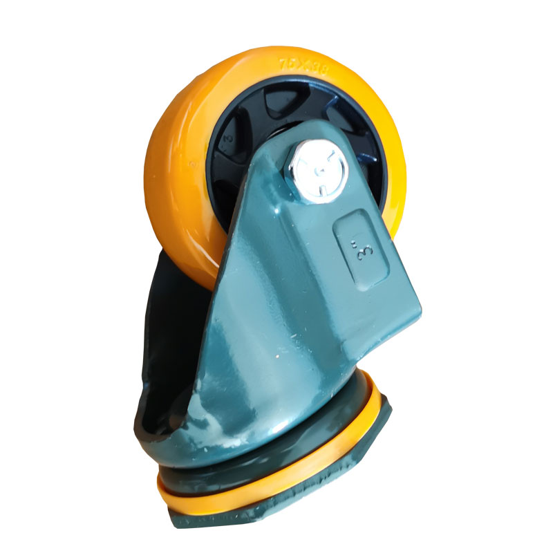 洗地机万向轮 优尼斯手推式洗地机L520B/L520BT万向轮 轮子 75*38