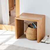 北欧实木长凳餐厅设计简约单人木凳白蜡木原木胡桃色长条凳木板凳