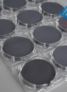 德滤纯化水微生物限度检测黑色微孔滤膜25/47/50mm0.45um荧光计数