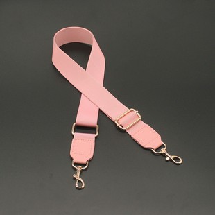 女式宽肩带伸缩斜挎替换带纯色百搭尼龙包带可调节长度女包配件带