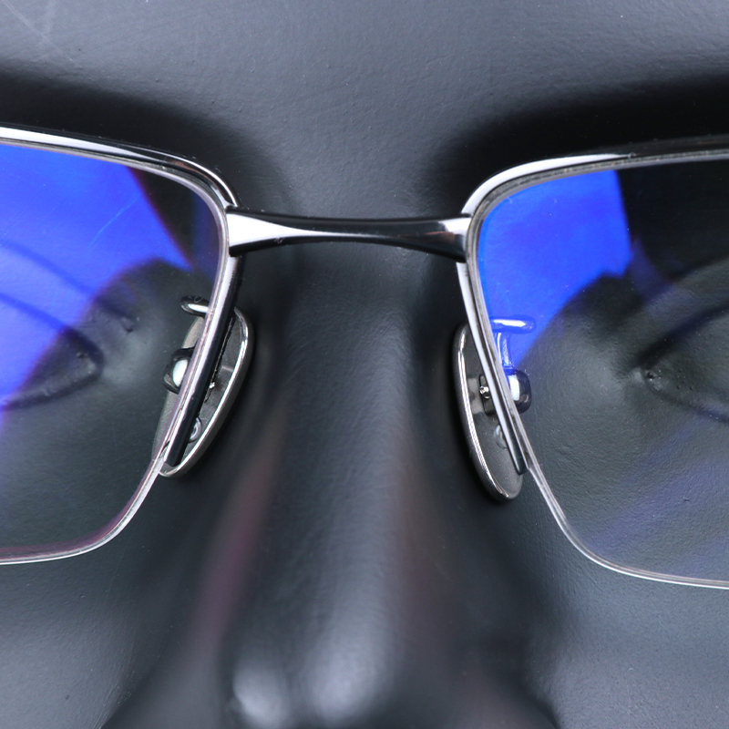 钛鼻托纯钛眼镜鼻托眼睛配件垫金属托叶配件送螺丝刀抗菌抗老化