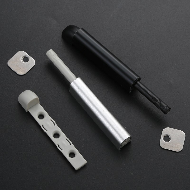 柜门反弹器免拉手暗装铰链合页家具五金配件橱柜衣柜门反弹器