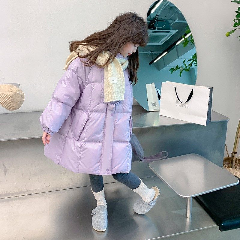 女童冬装棉服2023新款冬季羽绒棉袄儿童装女孩加厚棉衣外套中长款,童装/婴儿装/亲子装,羽绒连体衣,淘宝优惠券,粉丝福利购,淘宝优惠卷