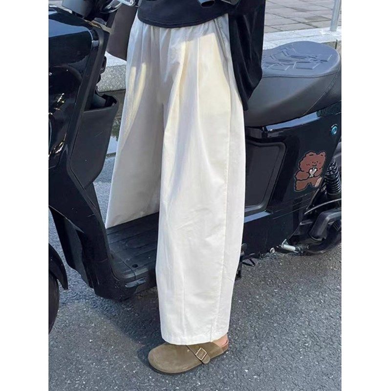 胖mm梨型身材阔腿遮肉显瘦裤子女夏季小个子九分直筒裤宽松气球裤,女装/女士精品,休闲裤,淘宝优惠券,粉丝福利购,淘宝优惠卷