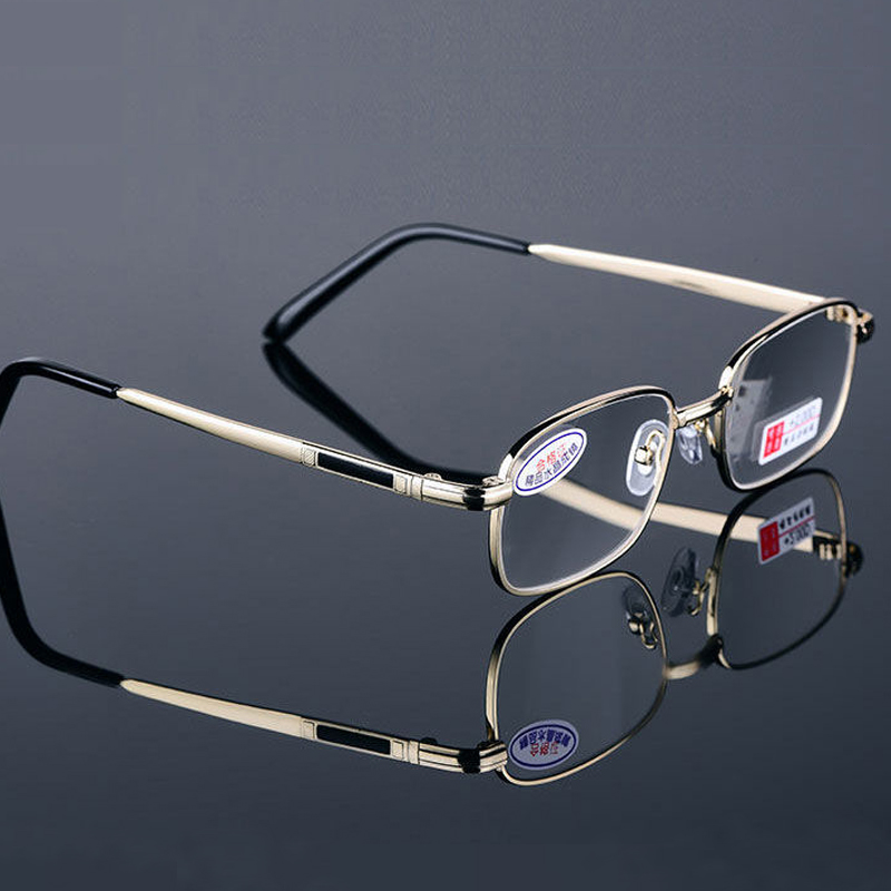 高清水晶石老花镜男款中老年人老花眼镜养眼护目老光眼镜女高档