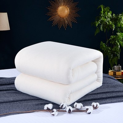 单人宿舍棉花被芯纯新疆棉絮盖被子保暖纯棉垫被学生宿舍1.5*2米