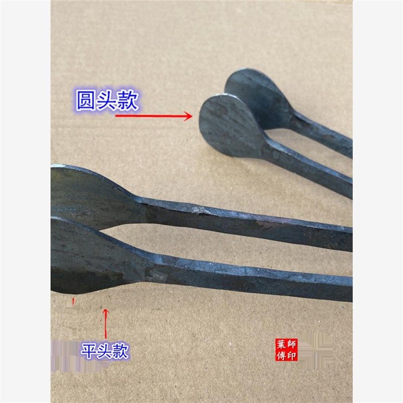 烧饼钳大头钳长柄铁夹子铁钳扁口钳筒饼钳柴火钳垃圾钳加长拾物器