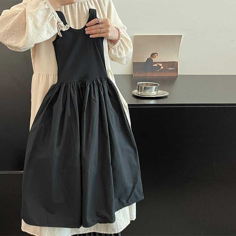 韩系童装女童连衣裙2025新款夏季儿童洋气高级感宝宝黑色吊带裙子,童装/婴儿装/亲子装,连衣裙,淘宝优惠券,粉丝福利购,淘宝优惠卷