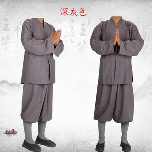 新款僧服短褂大褂夏季薄款亚麻套装相牌女比丘尼男出家人僧衣僧人