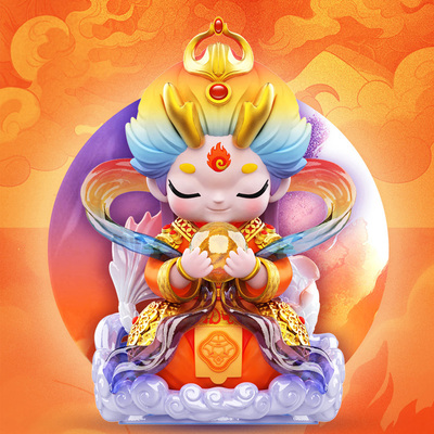 正版新年生肖龙年吉祥物龙辰辰手办桌面摆件龙公仔玩偶本命年礼物