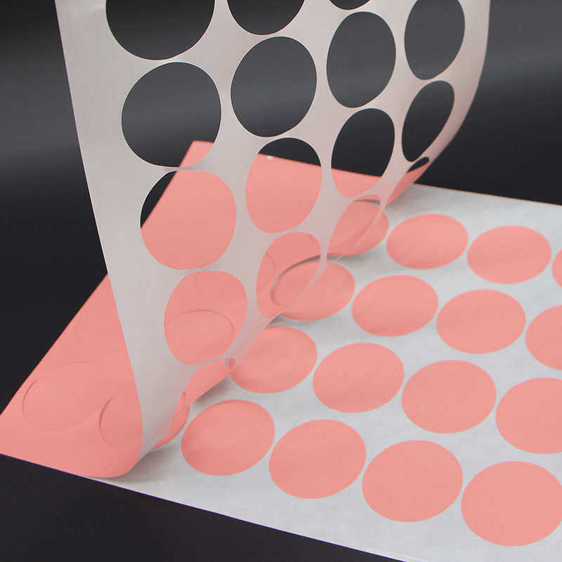圆点标签粘胶a4圆形圆形30mm贴数字不彩色防水打印纸不干胶字母