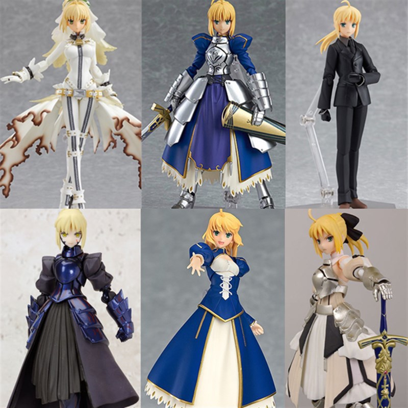 命运之夜尼禄婚纱塞巴卑王黑西装蓝白礼服塞巴超可动手办模型摆件