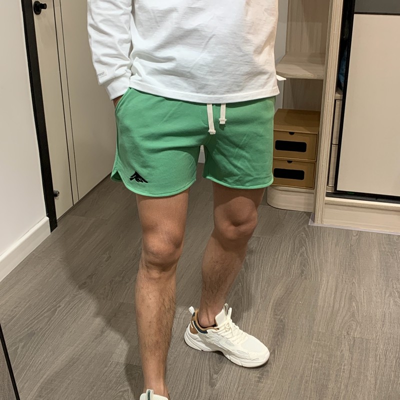 开衩三分裤男运动跑步锻炼非常短的短裤2分裤2023年新款夏超短裤