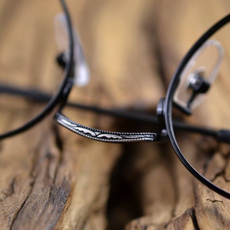 小脸眼镜框女男文艺全框斯文眼镜架 近视金属细框眼睛框