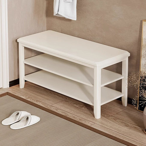 家用鞋柜门口实木整装收纳一体入户换鞋凳多层可坐式楼道室内鞋架