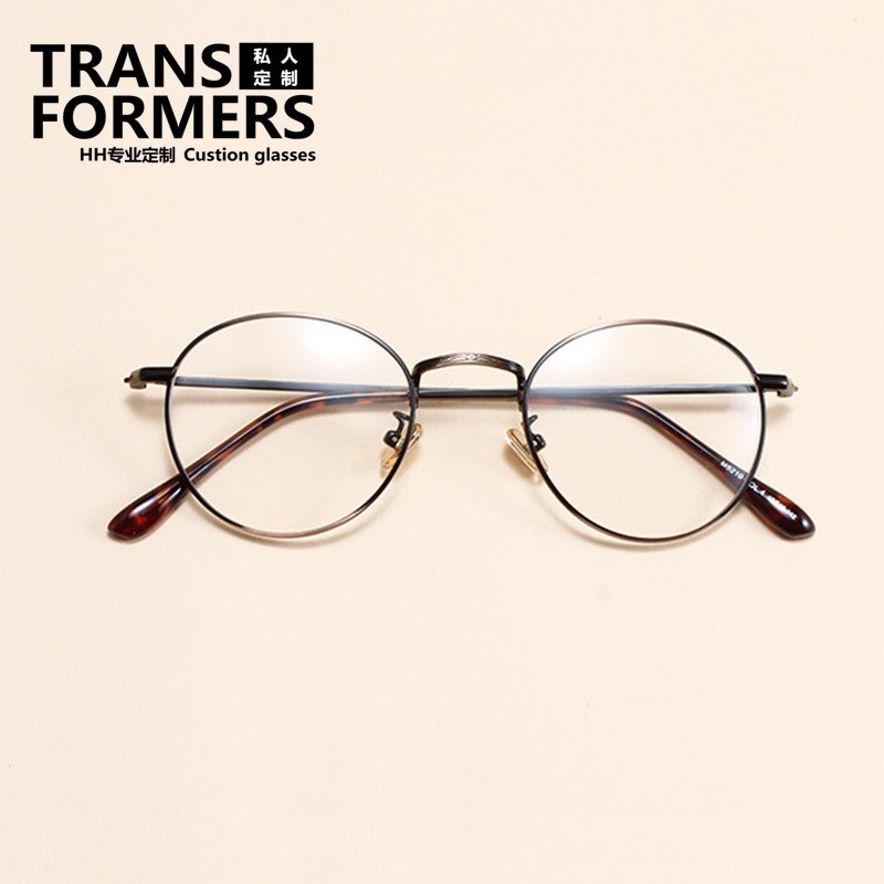 小脸眼镜框男女款韩版潮圆框眼镜架文艺圆形框架可近视配镜超轻