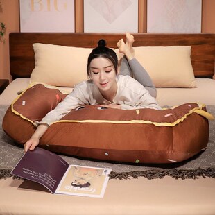 新品梯形抱枕可爱甜甜圈靠垫大号床头软包可拆洗居家客厅沙发靠枕