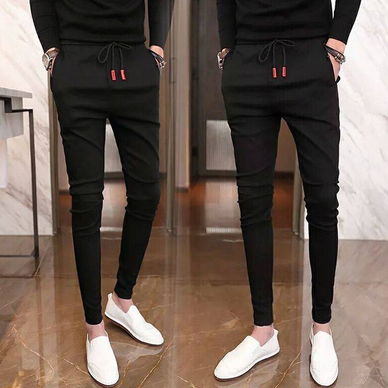 秋季休闲裤男潮流小脚裤男百搭束脚哈伦裤男韩版修身九分裤潮男裤,男装,休闲裤,淘宝优惠券,粉丝福利购,淘宝优惠卷