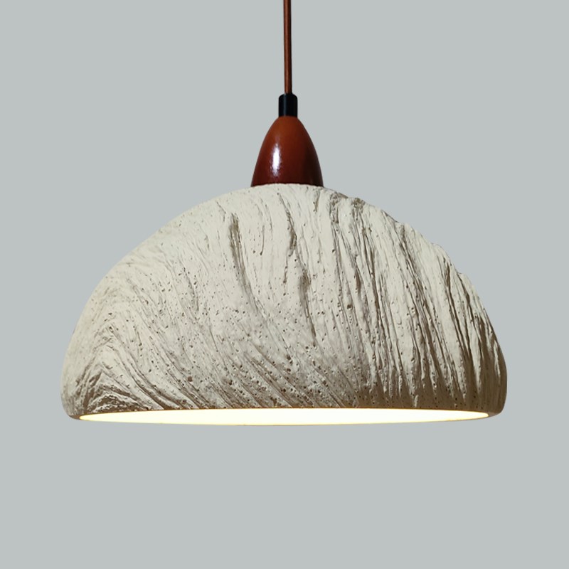 新款黄水泥吊灯侘寂风复古禅意艺术吊灯吧台餐厅床头过道餐桌灯具