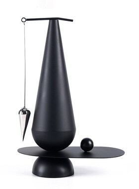 几何平衡金属锥形摆件样板间咖啡厅公室酒柜书柜抽象艺术装饰品