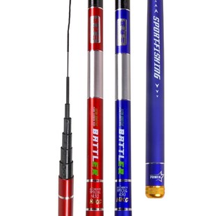 厂家 湖库川手竿超轻超硬28调4.5 5.4 6.3米钓鱼竿鲤鱼竿鱼杆