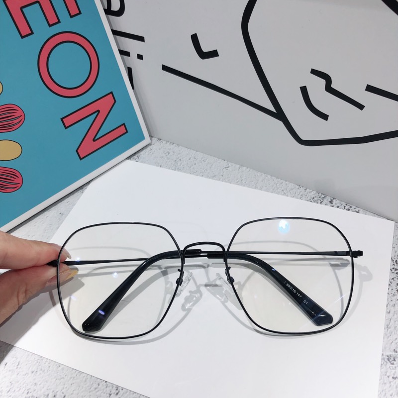 超轻加宽加大155mm细方框胖脸宽脸男女防蓝光平光镜近视眼镜