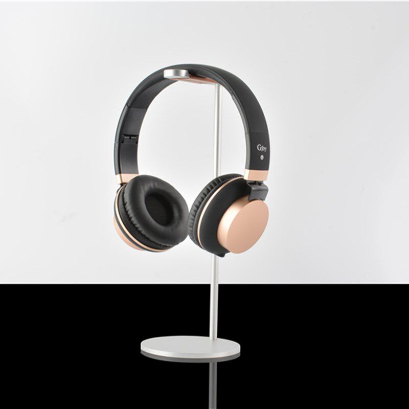 套装头戴真耳机耳麦摆件道具音乐摄影主题样板间桌面装饰金属支架