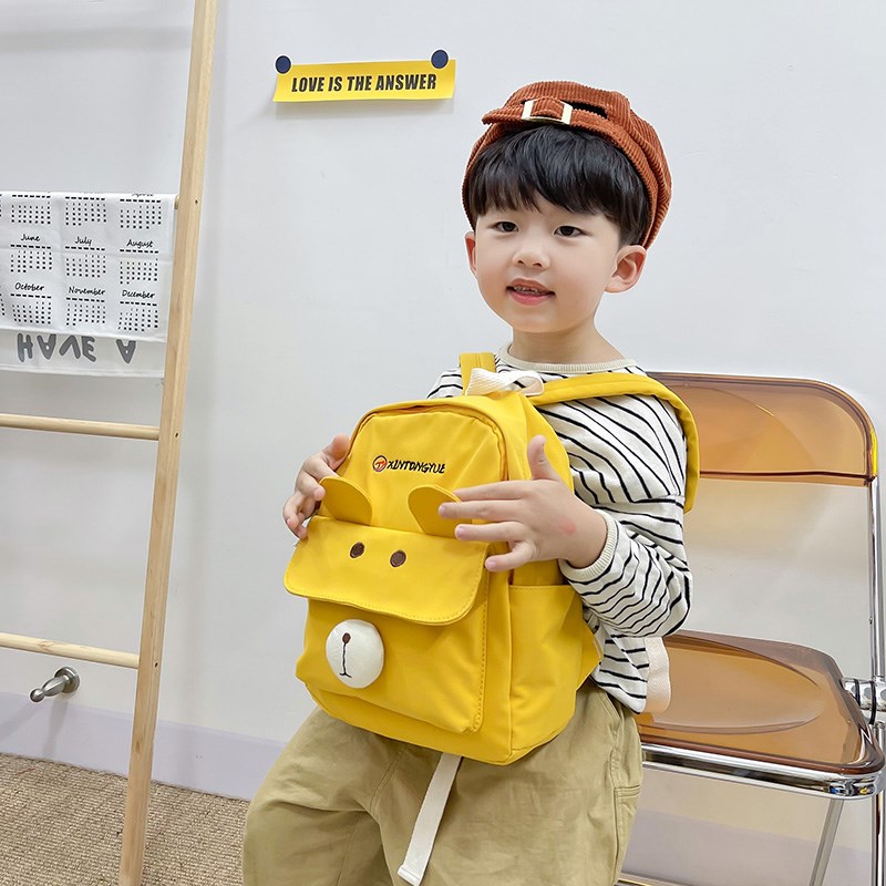 儿童书包男童幼儿园揹包宝宝卡通可爱时尚小女孩双肩包女童补习包