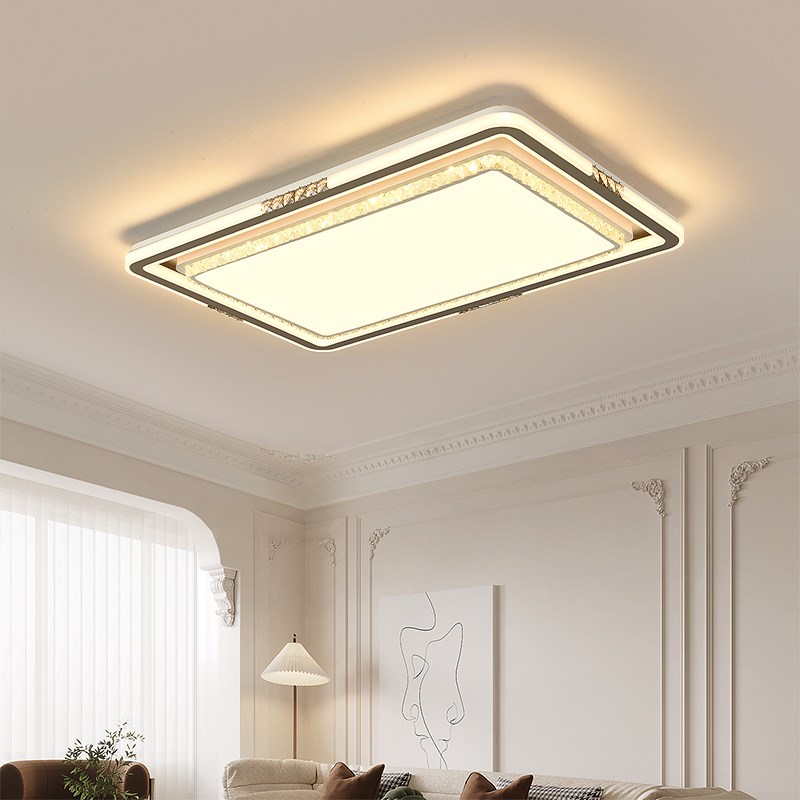 网红现代新款简约主卧室灯具北欧轻奢大气房间客厅书房led吸顶灯