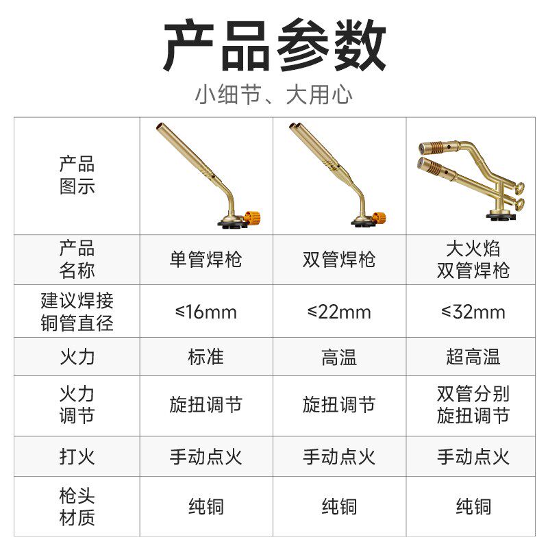 小型无氧焊枪f空调专用铜管焊接工具维修冰箱铜管焊接神器高温焊