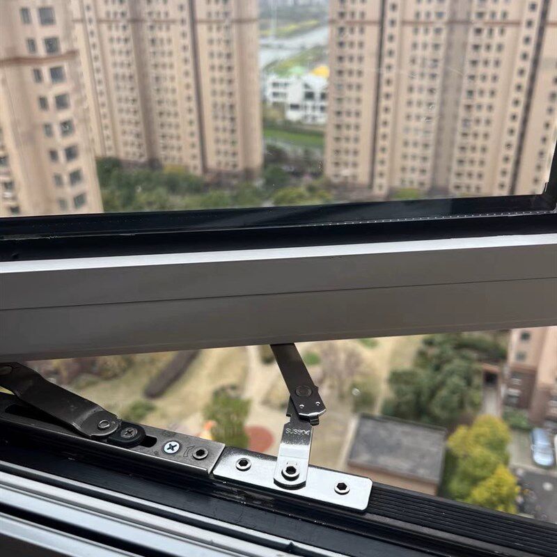 铝合金门窗限位器内开窗限位锁塑钢窗户风撑限制器固定锁撑杆铰链
