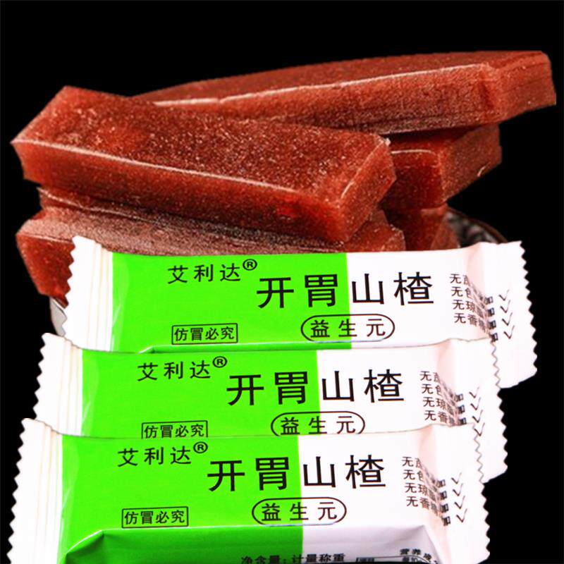 益生元山楂条山楂片山楂糕果丹皮无糕糖500克小包装散装零食
