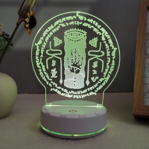 塞尔达传说荒野之息王国之泪林克小凌克周边机箱摆件装饰3D小夜灯