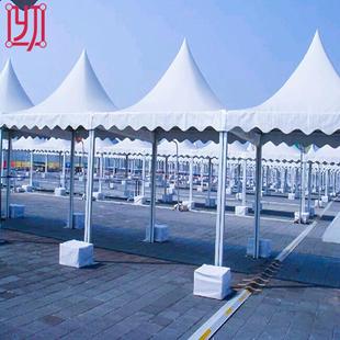 室外婚礼酒席帐篷4*4广告促销帐篷露天四角欧式尖顶摆摊遮阳帐篷