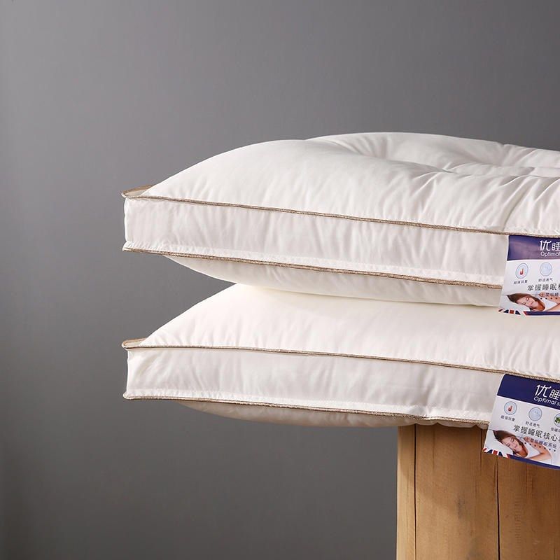 全棉决明子枕头枕芯家用护颈椎助眠磁石48x74单人枕一只装一对拍2