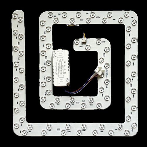 吸顶灯LED灯芯吊扇灯替换灯板方形灯盘改造磁吸圆形吸顶灯LED灯芯