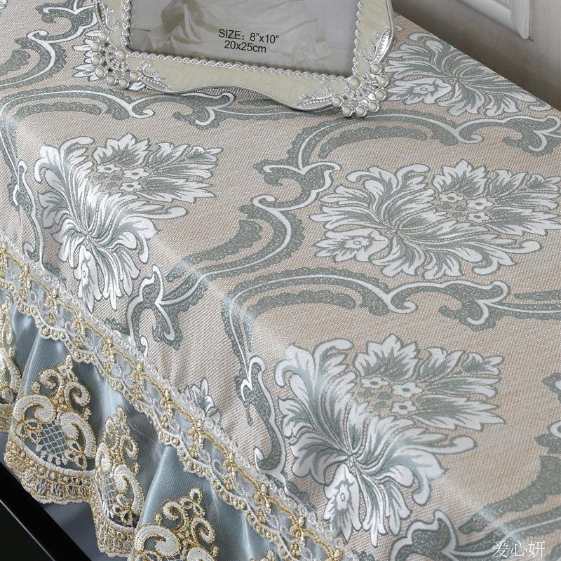 钢琴巾加厚钢琴半罩 欧式风格钢琴防尘盖布布艺琴套琴披琴凳罩子